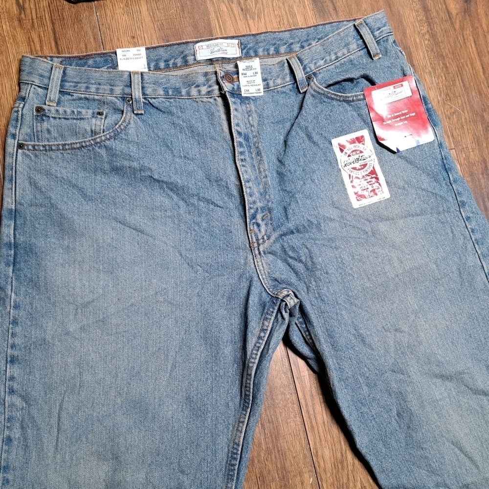 NWT Levi's Men's  Jeans Light Blue Regular Fit HQ Denim Size 44x30 43x29.5 - Picture 2 of 9